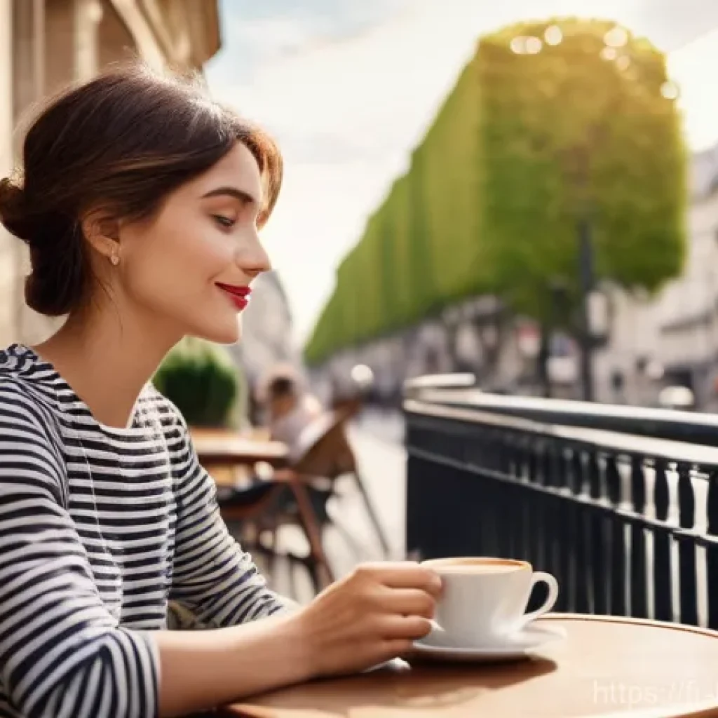 불교와 인간의 내면 - Serene Parisian Morning: A Moment of Mindfulness**
A young adult, gender-neutral, dressed in stylish...