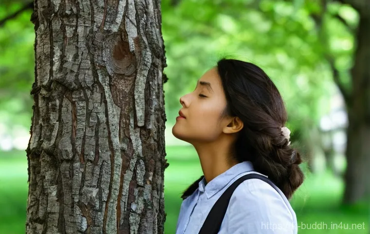 불교에서의 용기 - **Inner Peace Amidst Life's Chaos**
    "A person of ambiguous gender, dressed in simple, comfortabl...