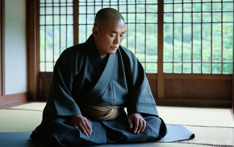 조계종과 태고종 차이 - Prompt 1: Serene Seon Meditation in an Ancient Korean Temple**